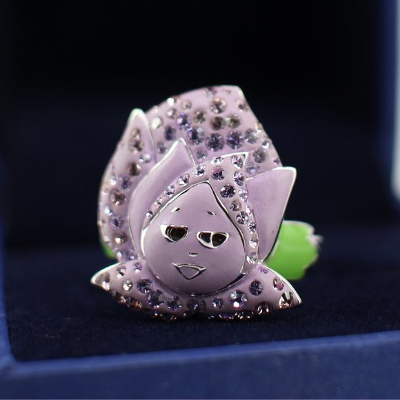 Swarovski Jewelry - Swarovski Disney Women's Alice in Wonderland Tulip Cocktail Ring